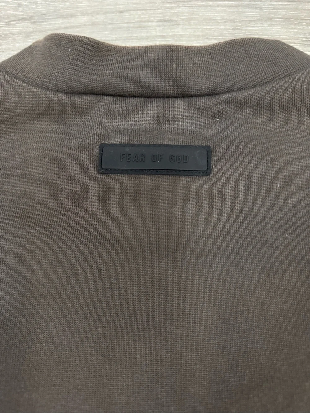 Fear of God Essentials Heavyweight Cotton Crewneck Long Sleeve Size Small